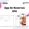 App de spa para reservas con glide app